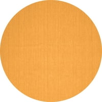 Ahgly Company u zatvorenom okruglom kruni narančasti modernim prostirkama područja, 8 'okruglica