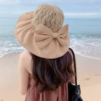 Cocopeantnts Ljeto Žene Kašika Šešir UV zaštita Sun Hats Solid Boja Mekani sklopivi široki obod na otvorenom