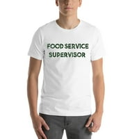 Nedefinirani pokloni XL Camo Food servis Supervizor kratkih rukava pamučna majica