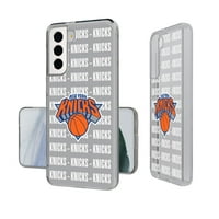 New York Knicks Tekst Backdrop dizajn Galaxy Clear futrola
