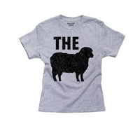 Crna ovca - klasična ovčja silueta Boy's Pamučna majica za mlade