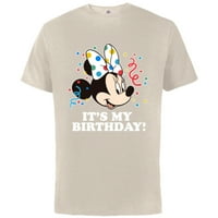 Disney Minnie Mouse, moj je rođendan - pamučna majica kratkih rukava za odrasle -Customizirani-kit