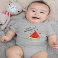 Buon Ferragosto Juicy Watermelon Bodysuit novorođenčad -Image by Shutterstock, mjeseci