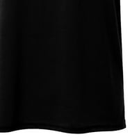 Feesfesfes Muške Valentinovo Ležerne majice Kratki rukav The Love ECG tiskana majica Labavi pulover na vrhu prodaje