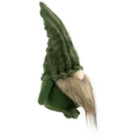 Northerlight 12 zeleni plišani božićni gnome ukras