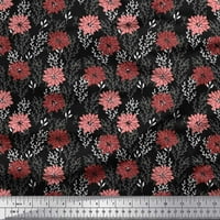 Soimoi pamučna kambrična tkanička tkanina i cvjetni umjetnički dekor od tiskanog dvorišta široko