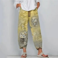 GAECUW posteljine za žene široke nožne hlače plus veličina Regularne fit duge hlače Lounge pantalone