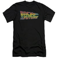 Povratak u budućnost - Logo - Premium Slim Fit Shirt Majica - Srednja