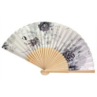 Frehsky Domaći dekor Vintage bambus Preklopni ručni Fan cvjetni ventilator kineski plesni zabavni pokloni