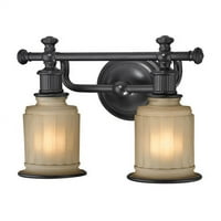 Kupaonica ispraznost svjetlo sa uljnim brončanim ciljem srednje bazne vati - svijet lampe