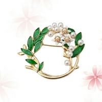 Gardenia Flower Pearl Brooch Exquisite Rever Pin CORSAGE Breajpin Legura Nakit Kostimori poklon za žene