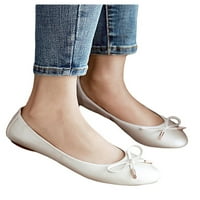 Lacyhop žene okrugli nožni stanovi klizne na baletnim stanovima cipele mekane udobne dame casual pumpe