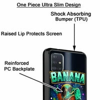 Ultra tanki PC-TPU telefon kompatibilan sa Samsung Galaxy A 4G - banana Space Brod