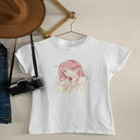 Manga djevojka prilično povoljna majica žena -image by shutterstock, ženska x-velika