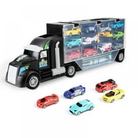 Dinosaur prijevoz automobila za prijevoz automobila sa automobilima i dinosaurusima, igrački kamioni