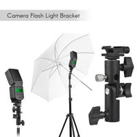 Moobody fotoaparat Flash Mount SpeedLitni okretni nosač bljeskalica nosač sa hladnim cipelama i vijčanim rupom Umbrella Držač nosača bljeskalice