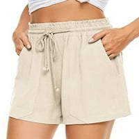 Seksi plesne žene Ljeto Plaže Kratke hlače Čvrsto boje Mini pant Visoke stručne kratke vruće hlače Labavi