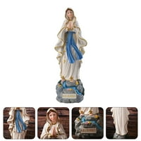 Lourdes Djevica Marija Kip Religiozni dekor Katolička crkva ukrasna oprema