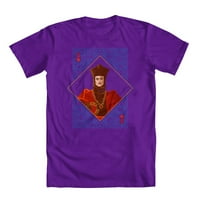 Teez Star Trek Q Izvorna umetnička dela inspirisana Star Trek Youth Boys Majica Purple Veliki