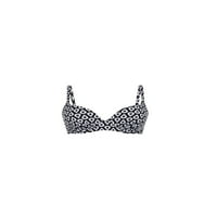 Rosa Faia Womens Milou Top underwire bikini top, 08c, crno-bijelo