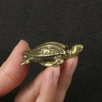 Čvrsti ukrasi za kortle od bakrene kornjače Mesingani kurtu za životinjsku kurtu Turtle