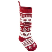 Božićne ukrase čarape festival tiskanje poklon torba Privjesak bombonska torba