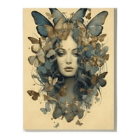 Graceful Flutter - Madame Leptir platneni plakat Art Prints - Savršen komad domaćeg dekora