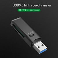 Lomubue USB CardRederderSider Exight-Speed ​​Transmision Universal utikač Play USB3. Mini prijenosni pametni TF SD-CARD CARD telefon pribor za telefon