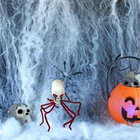 Wirlsweal set Halloween Spider lobanja Povećava atmosferu Realističan ukras jeziv izdržljiv Halloween ukras horor jasan tekstura Halloween Ghost Head za Halloween Party