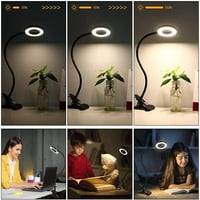 Lampica za čitanje, stezaljka za stezanje od gooseneck, boje, boje i razimber razine USB stolne lampe