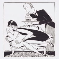 Art Deco ilustracija ribom, poster Print Mary Evans Jazz Age Corbu Club Collection