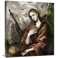 In. Saint Mary Magdalene Art Print - El Greco