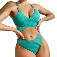 SNGXGN plus Size kupaći kostim za žene Tummy Control ženska suknja za plivanje Čvrsta rucked kupaći