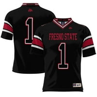 Muška izdanje crne Fresno državne buldoge Endzone Fudbalski dres