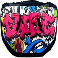 Battle Sports Graffiti Chrome zaštitna fudbalska ploča - odrasla osoba