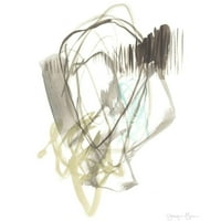 Goldberger, Jennifer Black Moderni uokvireni muzej umjetnički print pod nazivom - dodir mente I