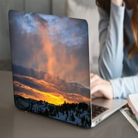 Kaishek Hard Case Shell Cover kompatibilan najnoviji macBook Pro S + crni poklopac tastature Model M1