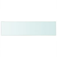 Aciutoshelf Panel Glass Clear 39.4 x9.8 prozirna
