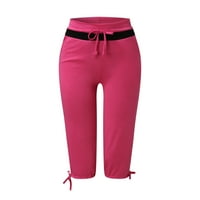 Pantalone čvrste casual kratke hlače Ženske chono modne hlače hlače vruće ružičaste xl