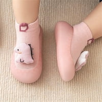 Leey-World Toddler cipele dječake Djevojke životinjske crtane čarape cipele Toddler topline čarape bez klizanja predrašujuce djevojke platnene cipele, ružičaste