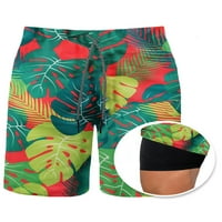 Niveer muškarci Havajski ljetne kratke hlače Elastična struka za izvlačenje za slobodno vrijeme
