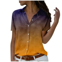 Ženska modna casual majica kratkih rukava s kratkim rukavima TOP bluza
