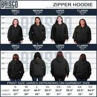 Ženska djevojka moći osnaživanje žena Zip hoodie dukserice žene britske marke 3x