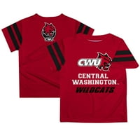 Majica za Crimson Crimson Centralton Wildcats Stripes Majica