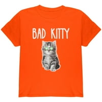 Halloween Bad Kitty Cat Ghost Omladinska majica Narandžasta YSM