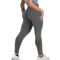 Aaiyomet joga hlače za žene visoko struk bootcut joga hlače s džepovima za žene visoke struk vježbanje bootleg hlače kontrola trbuha, džepovi radne hlače za žene, sivi XL