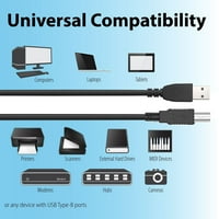 Boo kompatibilna za zamjenu kabela za USB kablove za HP Envy printer