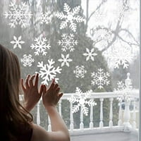 Božićni elementi Dizajnerska naljepnica Poboljšajte festival za odmor u atmosferi, opskrbljuje šarene ukrase prozora