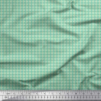 Soimoi Rayon Crepe tkanina Geometrijska mala štampana zanatska tkanina od dvorišta široka
