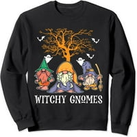 Vještice Gnomies Halloween party Gnome Witch Gnome Wizard dukserica
